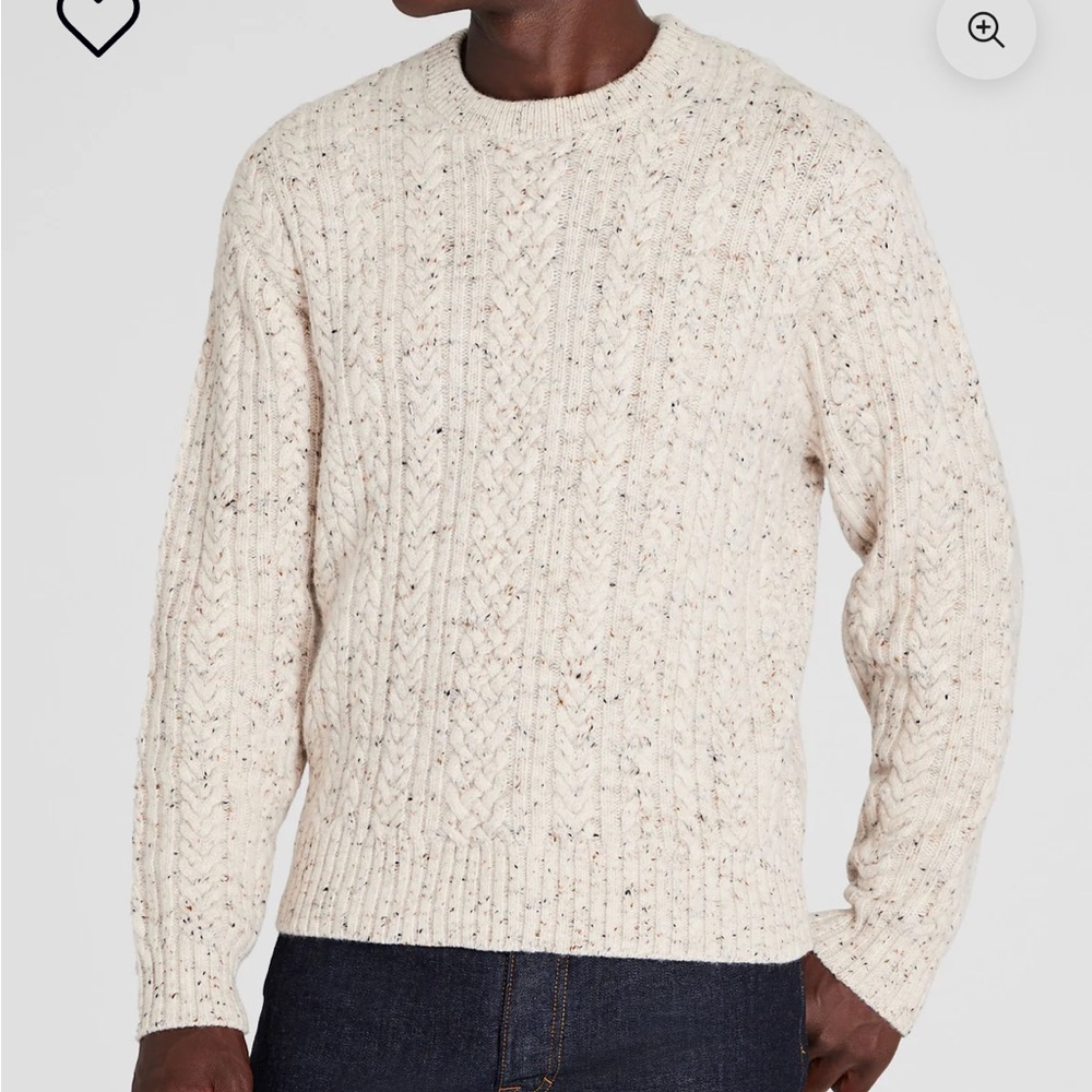 Club Monaco Chunky Cable Crew